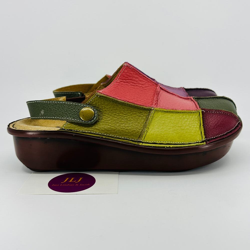 Spring Step Women's Checkers Patchwork Grannycore… - image 1